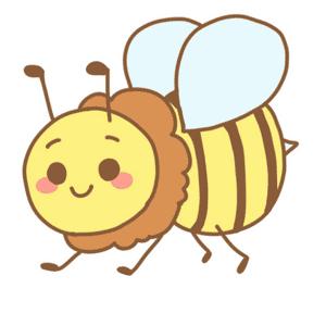 自然農キャラクター「蜂さん」